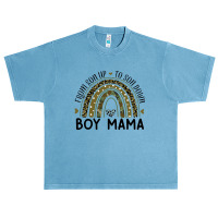 Boy Mama From Son Up To Son Down Rainbow Leopard Mom Camo Urban Heavy T-shirt | Artistshot