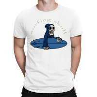 Surfing Skull T-shirt | Artistshot