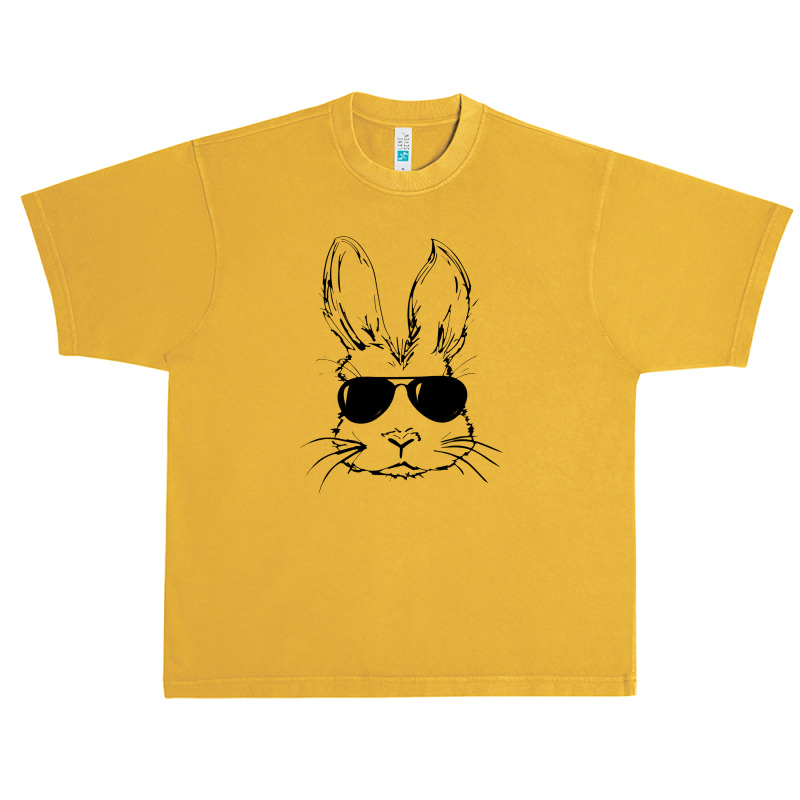 Bunny Face With Sunglasses Easter Day For Boys Men Kids Urban Heavy T-shirt | Artistshot