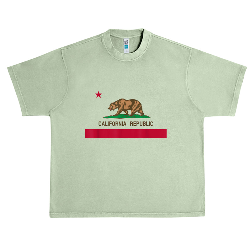 California Republic State Flag Urban Heavy T-shirt | Artistshot