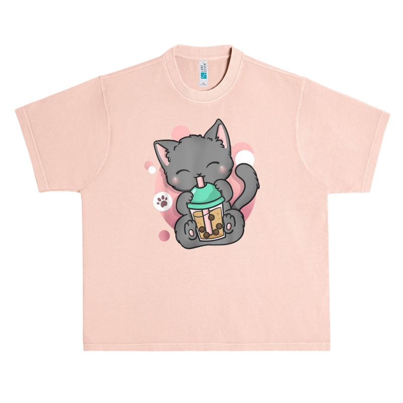 Cat Boba Tea Bubble Tea Anime Kawai Neko Urban Heavy T-shirt | Artistshot