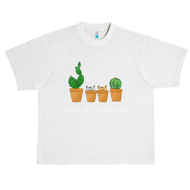 Catcus Cat Cactus Succulent Crazy Plant Mom Gift Urban Heavy T-shirt | Artistshot