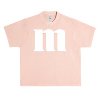 Lower Case Alphabet Matching Halloween Costume Cute Letter M T Shirt Urban Heavy T-shirt | Artistshot