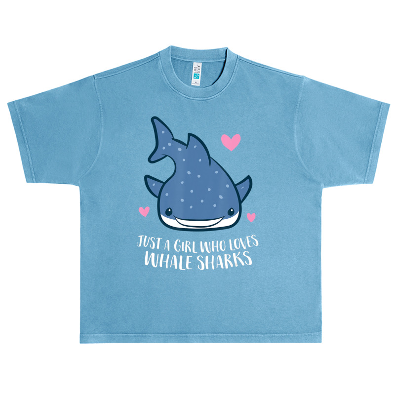 Just A Girl Who Loves Whale Sharks Cute Whale Shark Urban Heavy T-shirt | Artistshot