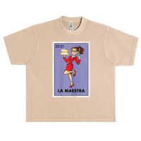 Womens La Maestra Lottery Espanol Gift Spanish Bilingual Teacher Urban Heavy T-shirt | Artistshot