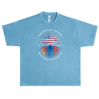 American Grown Mongolian Roots Mongolia Flag Urban Heavy T-shirt | Artistshot