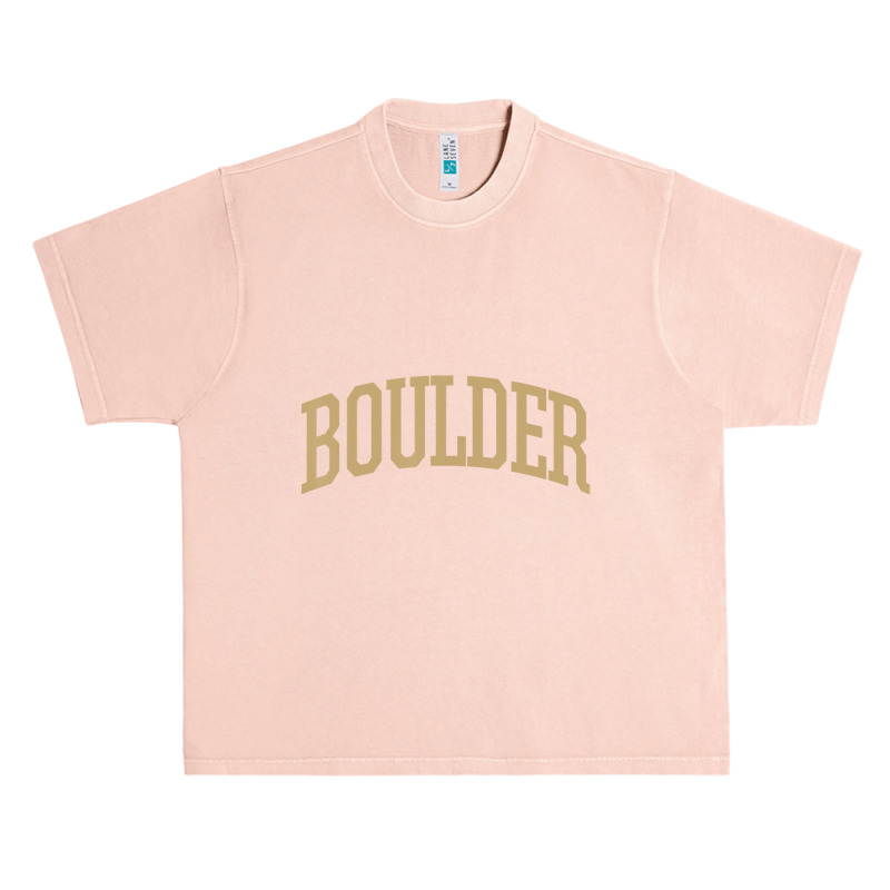 Boulder Boulder Spors College-syle Co Urban Heavy T-shirt | Artistshot