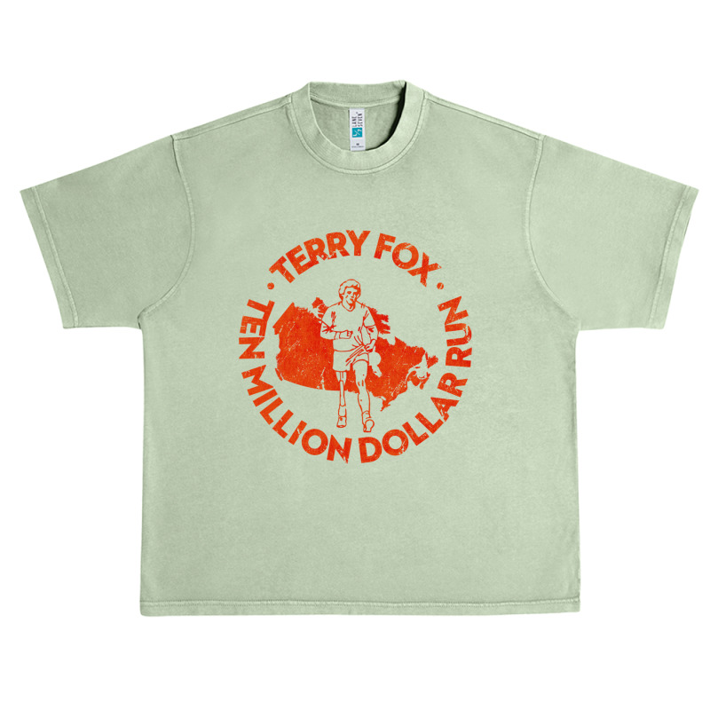 Terry Fox - Ten Million Dollar Run Urban Heavy T-shirt by cm-arts | Artistshot