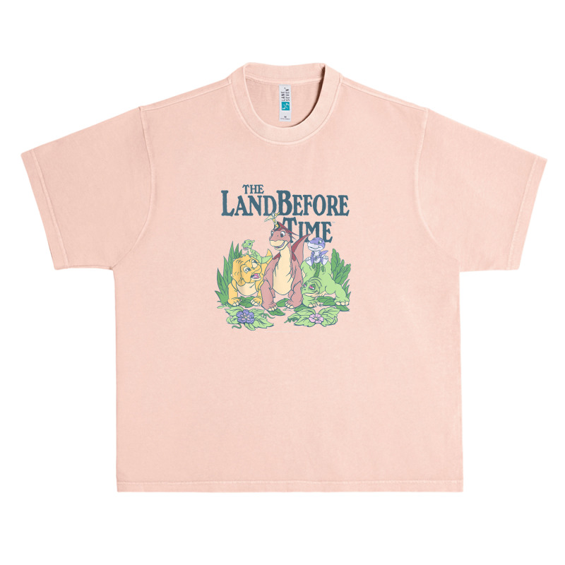 Land Before Time Pastel Dinosaur Friends T-shirt Urban Heavy T-shirt | Artistshot