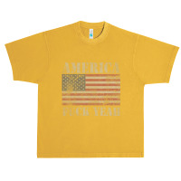 America Fuck Yeah Usa Quotes Patriotic Urban Heavy T-shirt | Artistshot