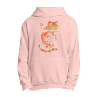 Carp Tattooed Cat Urban Pullover Hoodie | Artistshot