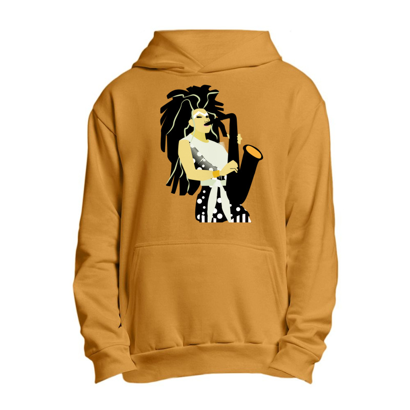 The Girl With The Sax Urban Pullover Hoodie by DANIELKRUTCHEK | Artistshot