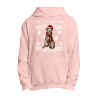 Merry Christmas Ornament Irish Wolfhound Xmas Santa T Shirt Urban Pullover Hoodie | Artistshot