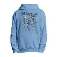 Funny Teacher Halloween Time For Recess Dancing Skeletons Urban Pullover Hoodie | Artistshot