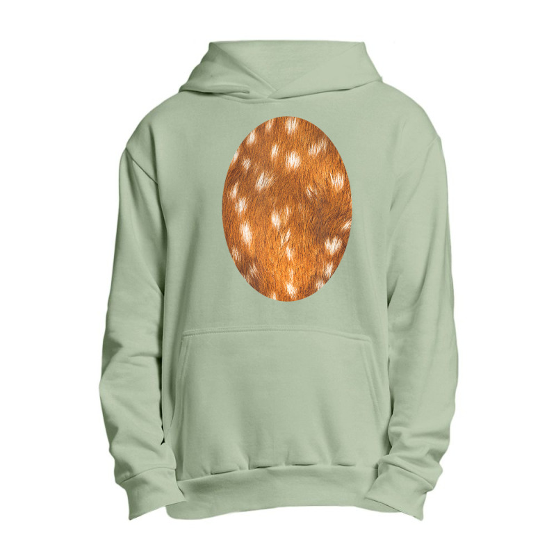 Deer Chest Costume Reindeer Belly Skin Pattern Urban Pullover Hoodie by cm-arts | Artistshot