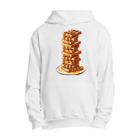 Tall Stack Of Waffles And Syrup Urban Pullover Hoodie | Artistshot