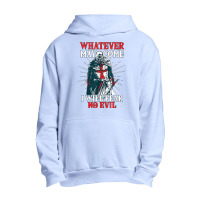 Templar Knight Costume, I Will Fear No Evil, Holy Crusader T Shirt Urban Pullover Hoodie | Artistshot