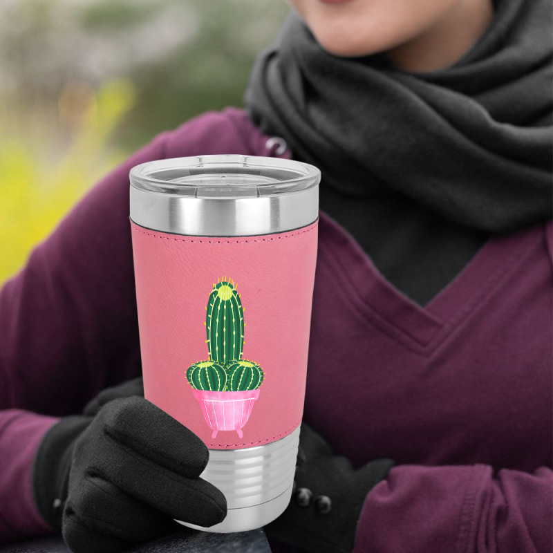 Naughty Cactus For Gag And Bachelor Party T Shirt Leatherette Tumbler | Artistshot