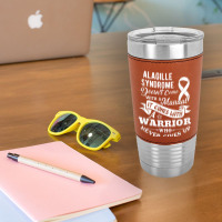 Alagille Syndrome Doesn't Come With A Manual Warrior T Shirt Leatherette Tumbler | Artistshot