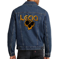 Lecia Gold Men Denim Jacket | Artistshot