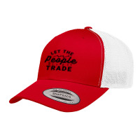 Let The People Trade - Market Trading For Traders Retro Trucker Cap | Artistshot