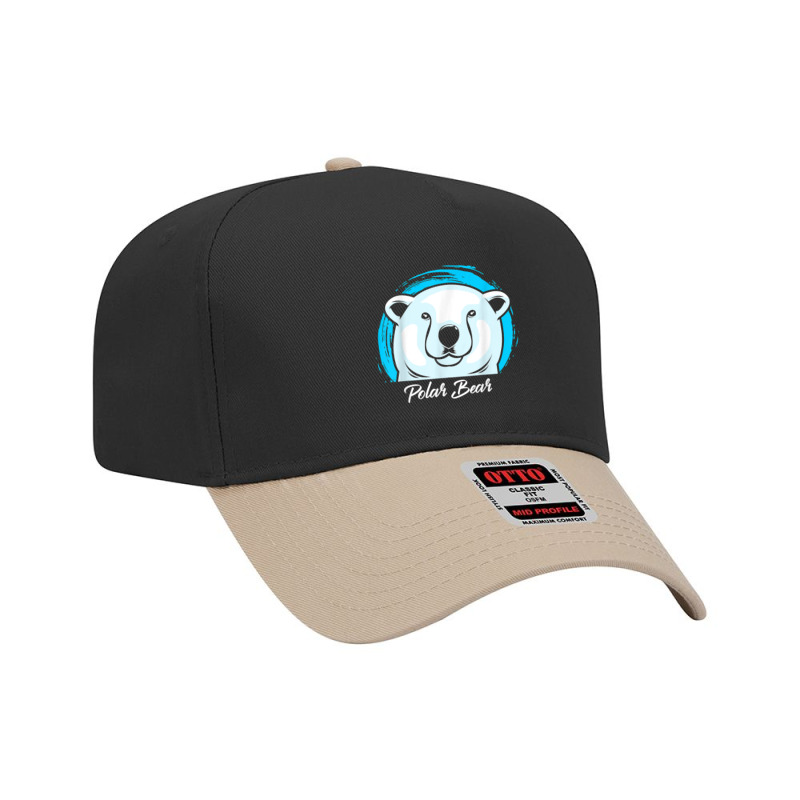 Polar Bear Gift Adjustable Baseball Cap by MarthaKartchner | Artistshot