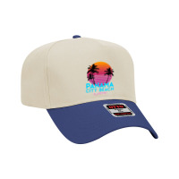 Panama City Beach Florida Retro 80s Adjustable Baseball Cap | Artistshot