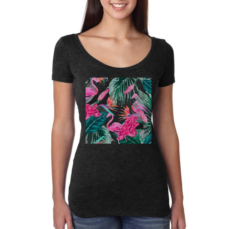 Botanical T  Shirt Botanical Fascinating Floral T  Shirt Women's Triblend Scoop T-shirt by ortizaiyana293 | Artistshot