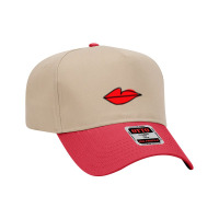 Red Lips As Seen On Villanelle Adjustable Baseball Cap | Artistshot