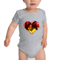 Heart Graphic Art Baby Bodysuit | Artistshot