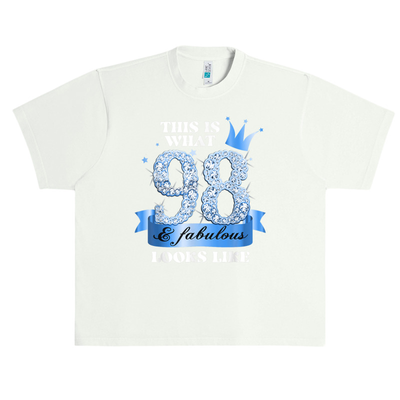 98 & Fabulous I Blue Black Party Group Candid Photo Outfit Urban Heavy T-shirt | Artistshot