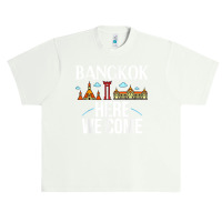 Bangkok Thailand City Trip Skyline Map Urban Heavy T-shirt | Artistshot