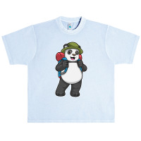 C:\users\dell\desktop\l2\chung 7\panda Types Panda As Hiker With Backp Urban Heavy T-shirt | Artistshot