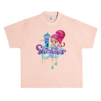 Kids Shimmer And Shine Shimmer Cloud Palace Portrait Urban Heavy T-shirt | Artistshot