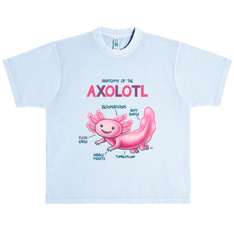 Anatomy Of The Axolotl Urban Heavy T-shirt | Artistshot