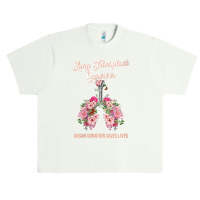 Womens Lung Transplant Survivor Organ Donation Saves Lives Floral V Ne Urban Heavy T-shirt | Artistshot