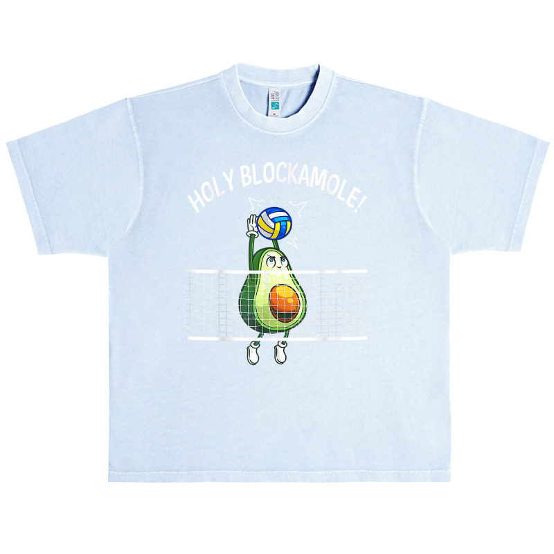 Holy Blockamole Volleyball Shirt Player Blocker Avocado T Shirt Urban Heavy T-shirt by cm-arts | Artistshot