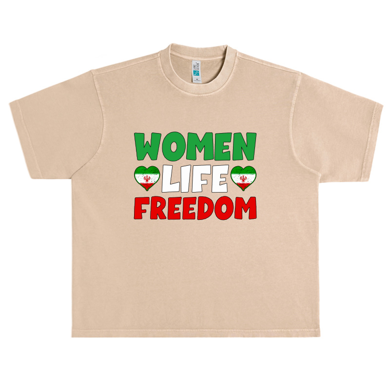 Free Iran Women Life Freedom Urban Heavy T-shirt by Pinkbubbles | Artistshot