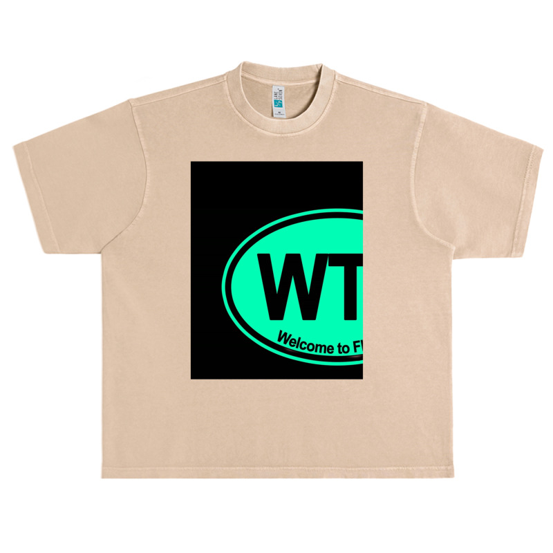 Wtf  Welcome To Florida Mint Green Urban Heavy T-shirt | Artistshot