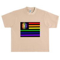 Satanic Temple Pride Flag Urban Heavy T-shirt | Artistshot