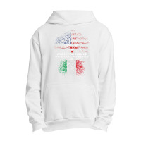 American Raised With Italian Roots Italy Urban Pullover Hoodie | Artistshot