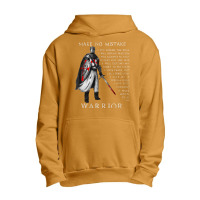 Knight Templar  Make No Mistake  The Crusader Urban Pullover Hoodie | Artistshot