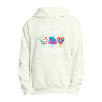 Just A Girl Who Loves Candy Gift Urban Pullover Hoodie | Artistshot