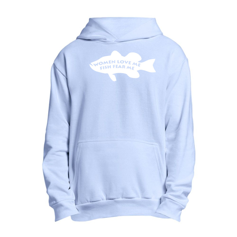 Woman Love Me Fish Fear Me Urban Pullover Hoodie by cm-arts | Artistshot