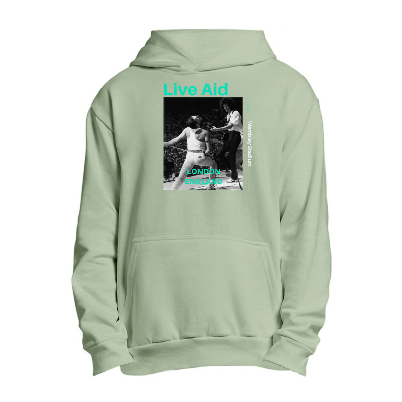 Live Aid At Wembley Essential 1 Urban Pullover Hoodie by cm-arts | Artistshot