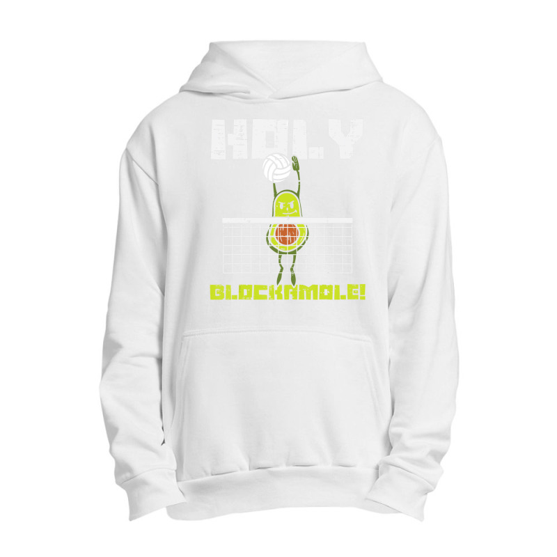 Holy Blockamole Avocado Volleyball Player Blocker Men Women Urban Pullover Hoodie by cm-arts | Artistshot