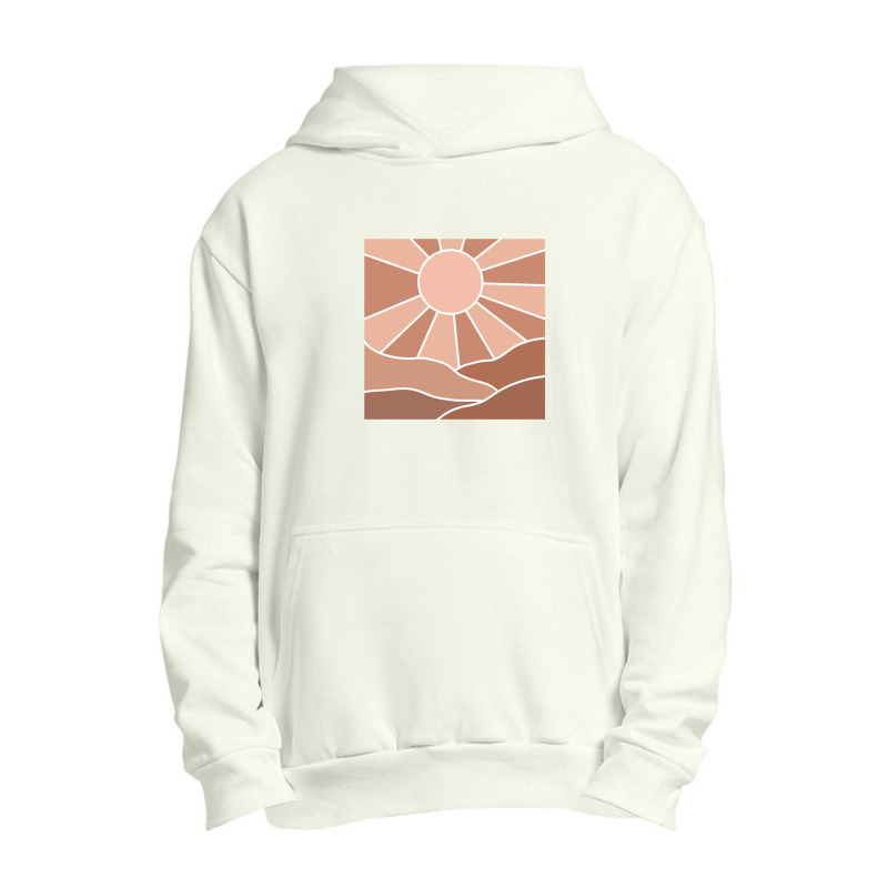 Aesthetic Browny Sun Urban Pullover Hoodie | Artistshot