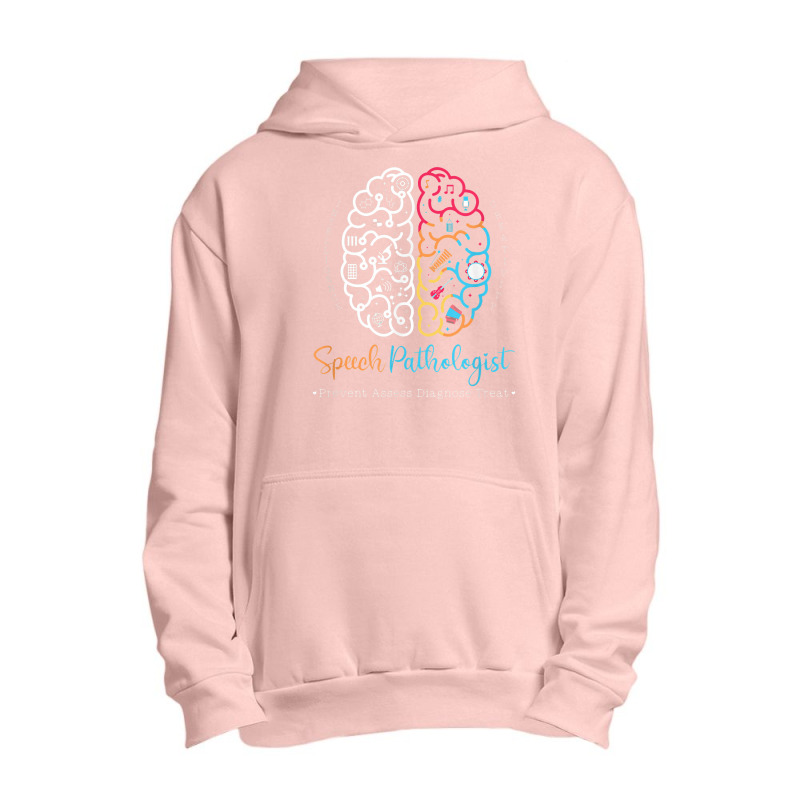 Brain Of A Speech Pathologist Speech Language Therapy Urban Pullover Hoodie | Artistshot