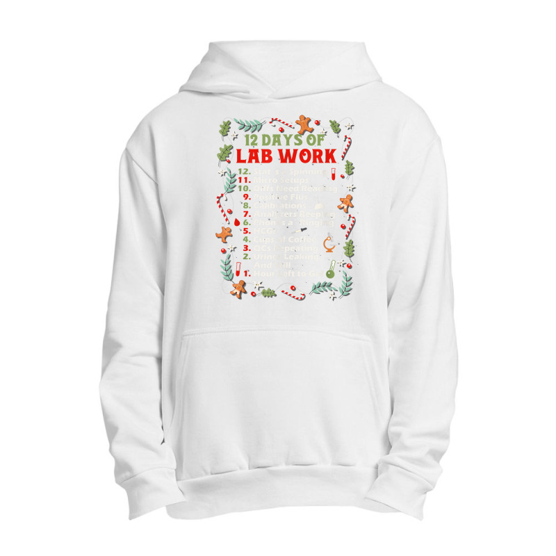 Medical Laboratory Technician Christmas Medical Laboratory Urban Pullover Hoodie by Sombre | Artistshot