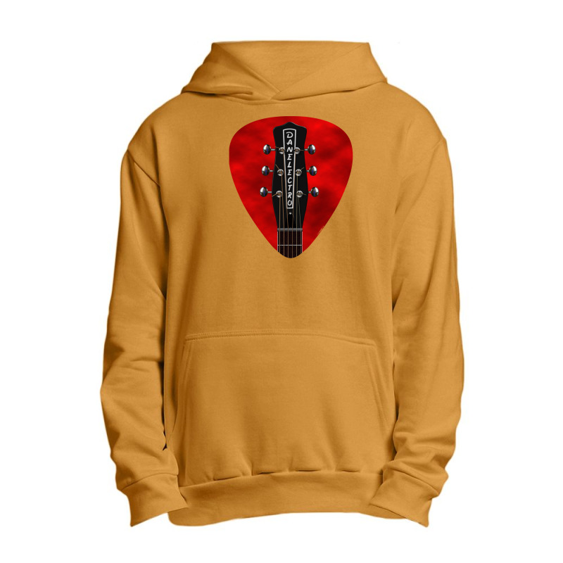 Guitar Headstock Pick Art - Danelectro &x27;59 Resonator Classic Urban Pullover Hoodie by MargaretDaniels | Artistshot